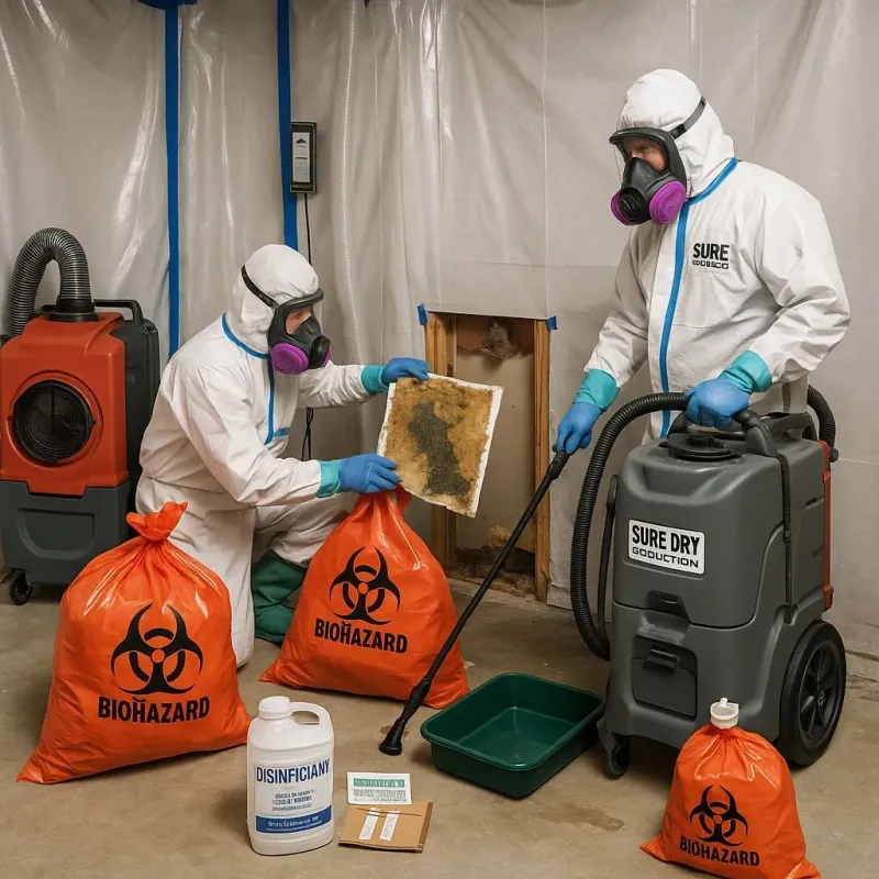 Contaminated Water Handling Protocols process in Caldwell County, KY