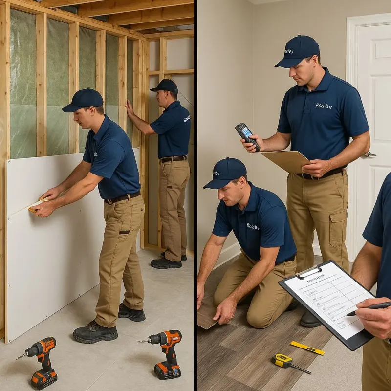 Repairs and Reconstruction process in Caldwell County, KY